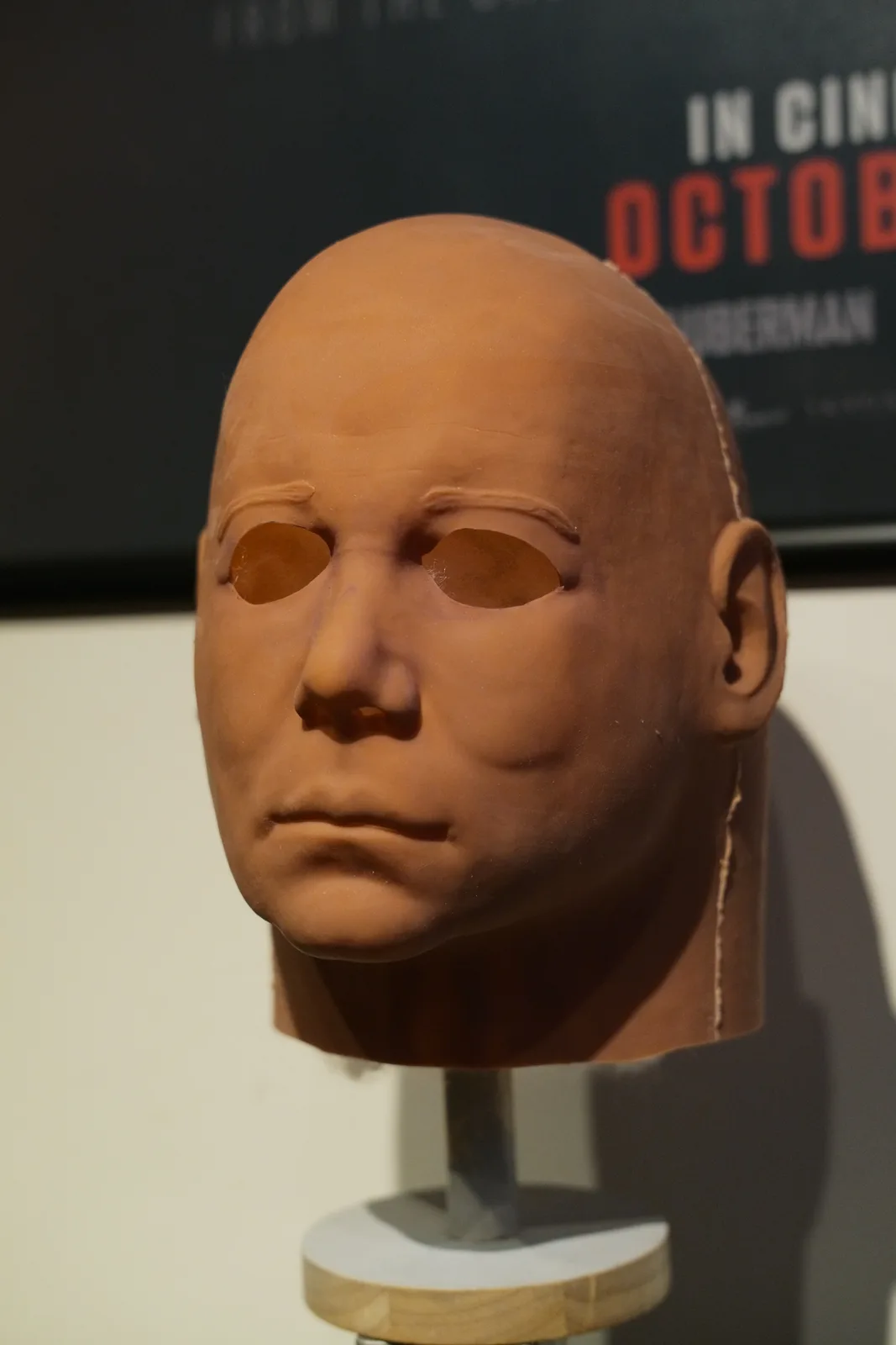 Dark Labs Cosmic Shape 78 mask after eye cuts from a three-quarter left angle