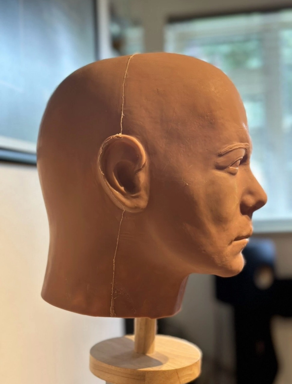 Dark Labs Cosmic Shape blank: Right-facing profile showing the head shape and ear.