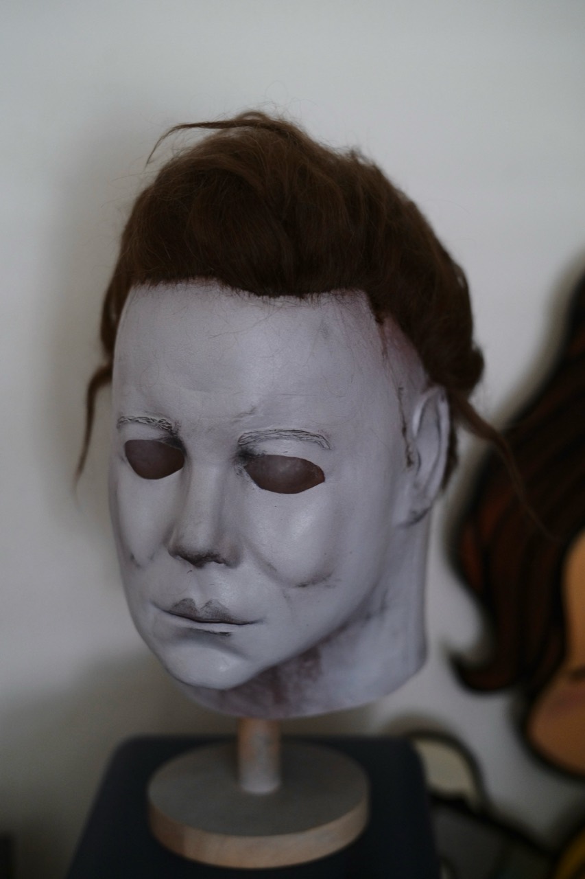 Dark Labs Halloween Begins: High angled view showing the face and hairline.