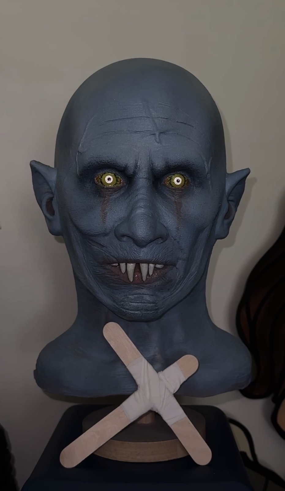 Dark Labs Salem's Lot vampire display piece reflective eyes front view
